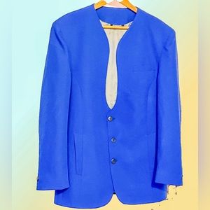 1980’s Royal Blue Vintage Men”s Blazer Jacket